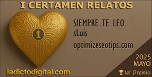 Diploma por ser el primer ganador del certamen de relatos: Siempre te leo: Terror bloguero