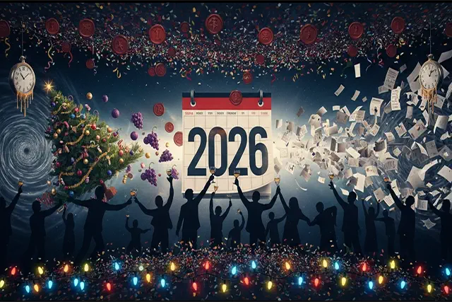 Celebración del año nuevo 2026, adelantado