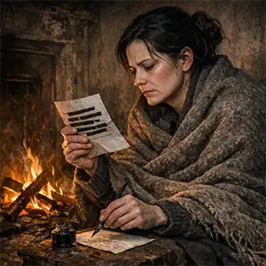 Elena recibe una carta con tachones, creados por la censura